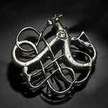 Mid Century David Anderson Norway Sterling Viking Brooch