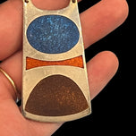 De Passillé - Sylvestre French Canadian Enamel Geometric Necklace