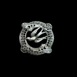Sterling Silver Antique Early 1900s Swallow Bird Brooch C Clasp