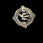 Sterling Silver Antique Early 1900s Swallow Bird Brooch C Clasp