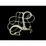 Mid Century David Anderson Norway Sterling Viking Brooch