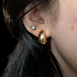 10K & 14K Omega Style Pierced & Clip Back Earrings