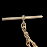 1926 Antique Sterling Silver Pocket Watch Fob With Dog Clip / T-Bar 1926 Medal / Pendant