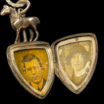 Antique Victorian Sterling Silver Horse Locket 1899 Chester England