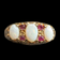 9CT Gold Antique Scrollwork Opal and Ruby Ring 9K