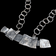 Sterling Silver Roy Leadbeater Canadian Sculptural Artist Link Statement Necklace
