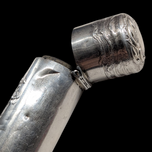 Antique 800 Silver Ornate Floral Motif Case / Perfume Holder