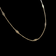 14K Yellow Gold Station Necklace 17"