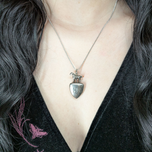 Antique Victorian Sterling Silver Horse Locket 1899 Chester England