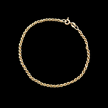10K Gold Rope Bracelet