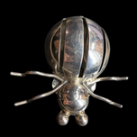 Sterling Silver Large Vintage Mexico Taxco Bug Beetle Brooch Pin