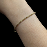 10K Gold Rope Bracelet