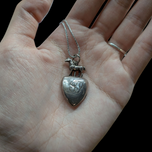 Antique Victorian Sterling Silver Horse Locket 1899 Chester England