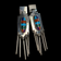 Sterling Silver Geometric H. Lewis Earrings Navajo Inlay Turquoise / Gemstones
