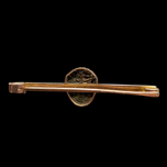 Antique Victorian 10K Gold Grand Tour Scarab Beetle Bar Brooch / Sash Pin