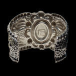 Vintage Sterling Large Silver Cuff Bracelet Mexico Signed