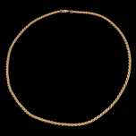 Vintage 9K 9CT .375 Gold Rope Chain Necklace 20"