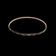 10K Yellow Gold Diamond Etched Large Simple Bangle