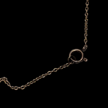 Edwardian 9CT Gold Peridot and Seed Pearl Lavalier Necklace