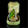 Sterling Silver Large Ammolite Statement Ring Size 8