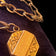 Antique Victorian Rose Gold Filled Watch Chain with Fob & Bolt Ring Clasp
