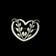 Georg Jensen Arno Malinowski Heart Leaf Brooch Denmark MCM 242B 1940s