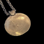 Norway EH Eivind Hillestad Signed & Numbered Modernist Pendant Necklace Pewter