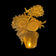 Vintage Signed Fortin Van Gogh Sunflowers in a Vase Pin Brooch