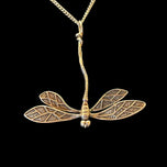 Sterling Silver Dragonfly Pendant With Sterling Silver Chain