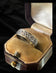 14K Yellow Gold and Sterling Silver Celtic Design Band Ring Size 6