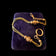 Antique Victorian French Gold Filled Watch Chain With Ornate Slider Fobs & Bolt Ring Clasp