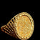George and Dragon 9 CT 9K Gold 1949 Replica Sovereign Coin Ring