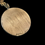 Jorgen Jensen Modernist Bull Taurus Danish Pewter MCM Necklace