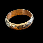 Sterling Silver Atomic Starburst Bangle Mexico MCM Design Taxco