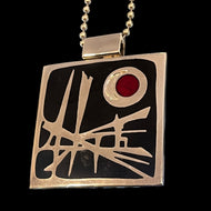 De Passillé - Sylvestre French Canadian Enamel Large Statement Necklace