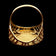 George and Dragon 9 CT 9K Gold 1949 Replica Sovereign Coin Ring