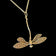 Sterling Silver Dragonfly Pendant With Sterling Silver Chain