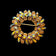 Sherman Rhinestone Brooch Signed Costume Jewelry