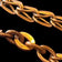 Antique Victorian Rose Gold Filled Watch Chain with Fob & Bolt Ring Clasp