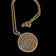 Jorgen Jensen Modernist Bull Taurus Danish Pewter MCM Necklace