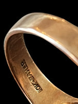 10K Gold Freemason Masonic Ring Bloodstone Size 8 Vintage Signet Style