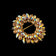 Sherman Rhinestone Brooch Signed Costume Jewelry