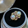 14K Ruby and Cultured Pearl Unique Setting Vintage Ring