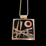 De Passillé - Sylvestre French Canadian Enamel Large Statement Necklace