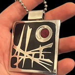 De Passillé - Sylvestre French Canadian Enamel Large Statement Necklace