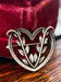 Georg Jensen Arno Malinowski Heart Leaf Brooch Denmark MCM 242B 1940s