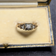 14K Gold Bluebird Diamond Textured Vintage Ring Size 6