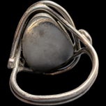 Sterling Silver & Boulder Opal Ring Size 6 3/4