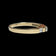 14K Yellow Gold Diamond Solitaire Ring / Band with Baguette Cut Diamond Shoulder Size 7 3/4