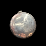 Vintage 800 Silver Floral Pill Box / Case / Trinket Art Nouveau